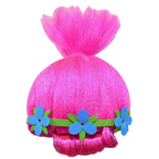 Fancy Trolls 2 Jumpsuit Girls Children Poppy 2 Costumes for Kids Suit Wig