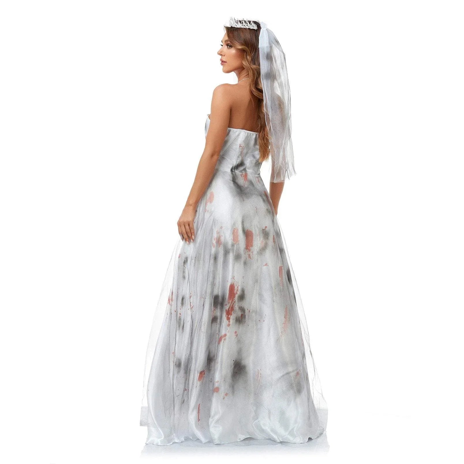 Ghost Corpse Bride Costume Cosplay Halloween - Azufun