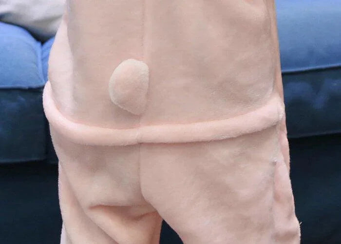 Pink Pig Kid Animal Onesie Pajama Gift Party Kigurumi - Azufun