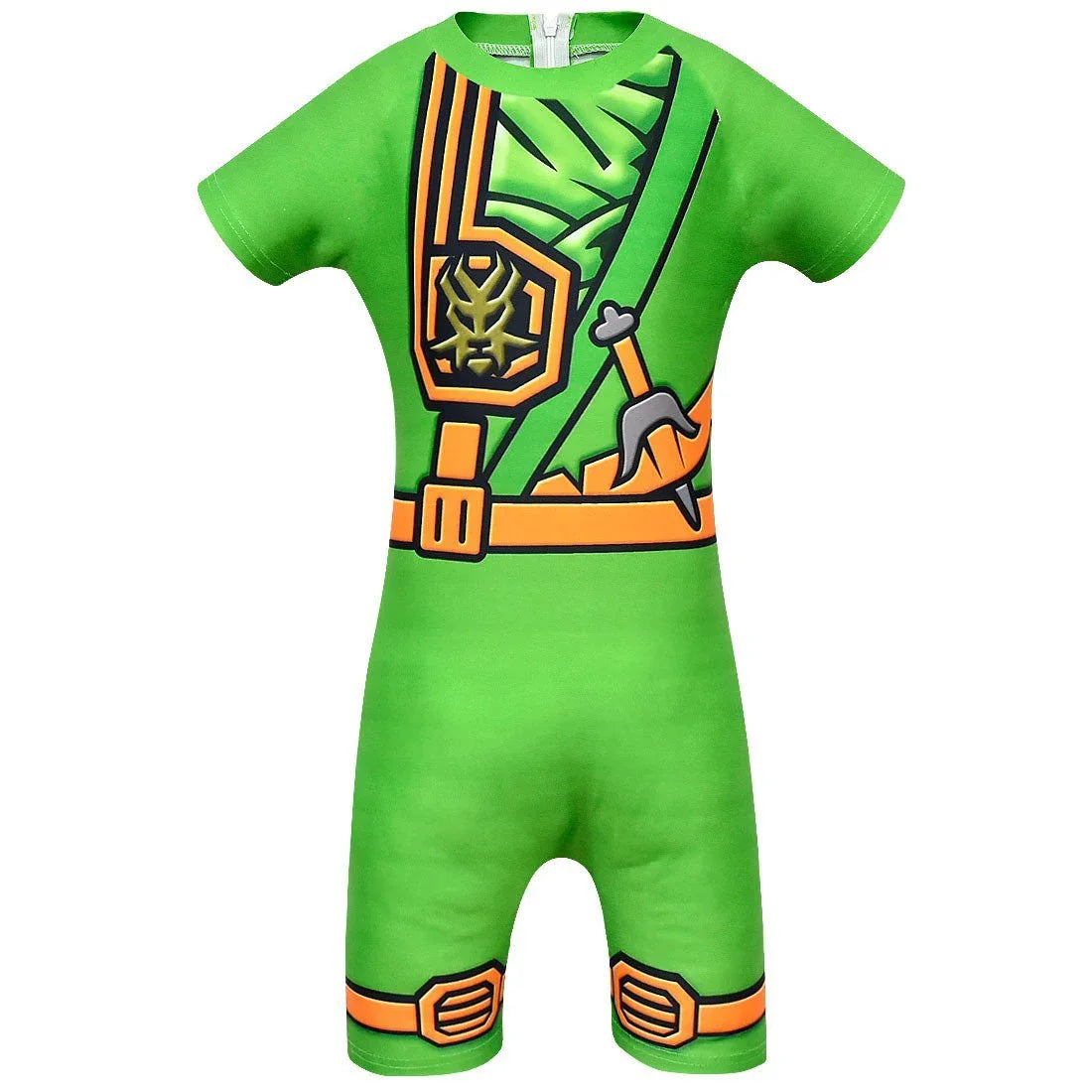 Children's play with wate new conjoined cosplay Boy phantom sets ninja kids ninjago costume Swim suit - Azufun