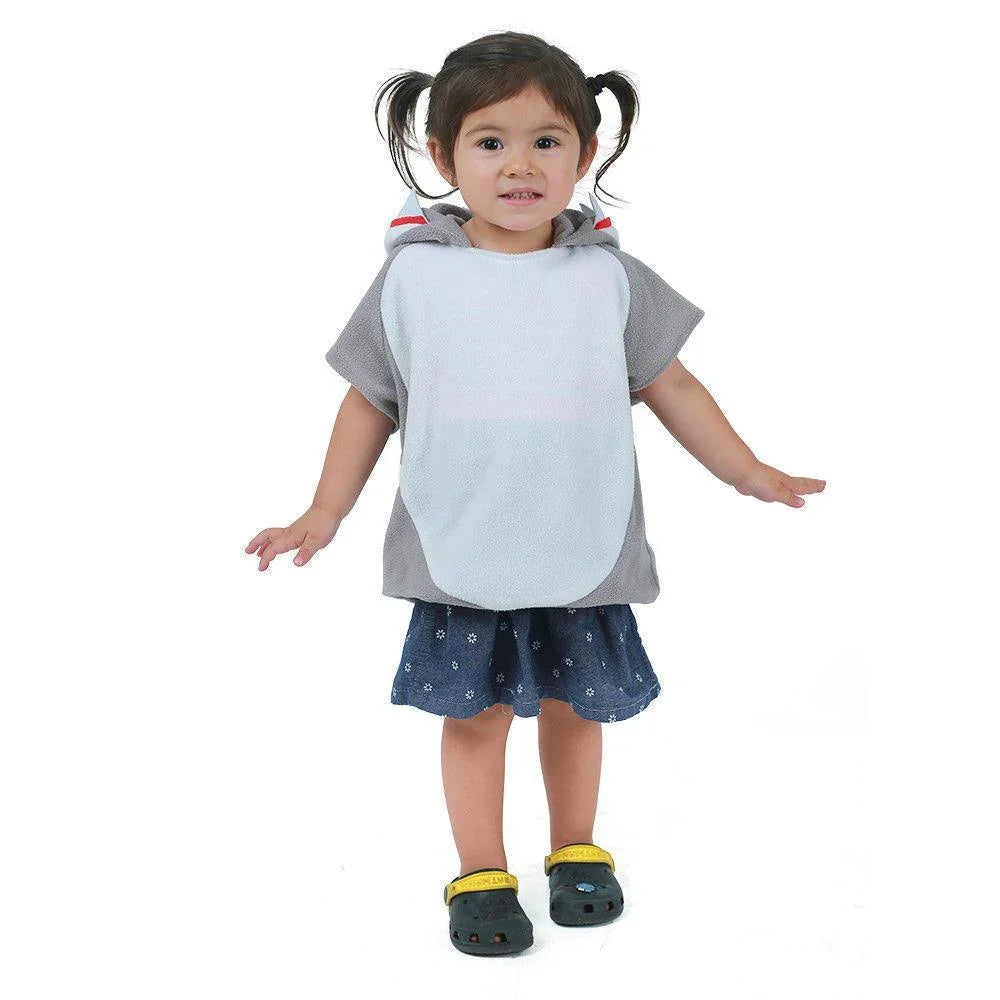 Halloween Fancy Party Shark Hooded Animal Cosplay Costume for Kids - Azufun