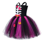 Skeleton Princess Emily Tutu Dress for Baby Girl Halloween Cartoon Costume - Azufun