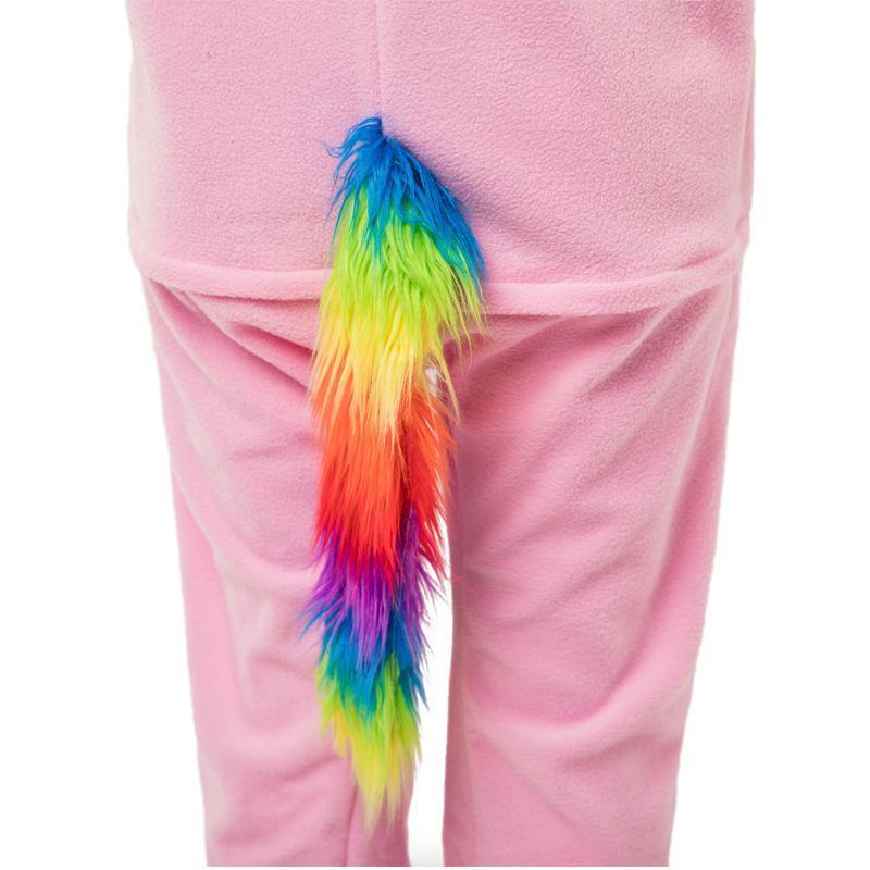 Pink Unicorn Animal Kigurumi Onesies Pajamas For Adult - Azufun