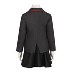 Kids Matilda Musical Cosplay Costume Outfit Girls School Uniform Suit Jacket Shirt Skirt Tie Party Stage Full Set - Azufun