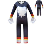 BuyKids Shadow the Hedgehog Cosplay Zentai Suit Costume Children Jumpsuit Bodysuit Outfits Now Cheaper With 3 - 5 Days Ship - PajamasBuy