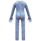 Kids Trolls 2 World Tour Tiny Diamond Costume Cosplay Zentai Child Jumpsuit Halloween - Azufun