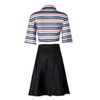 Manga Killing Stalking Yoonbum Cosplay Costume Casual T-Shirt Skirt Halloween Carnival Uniforms Party Dress for Women - Azufun