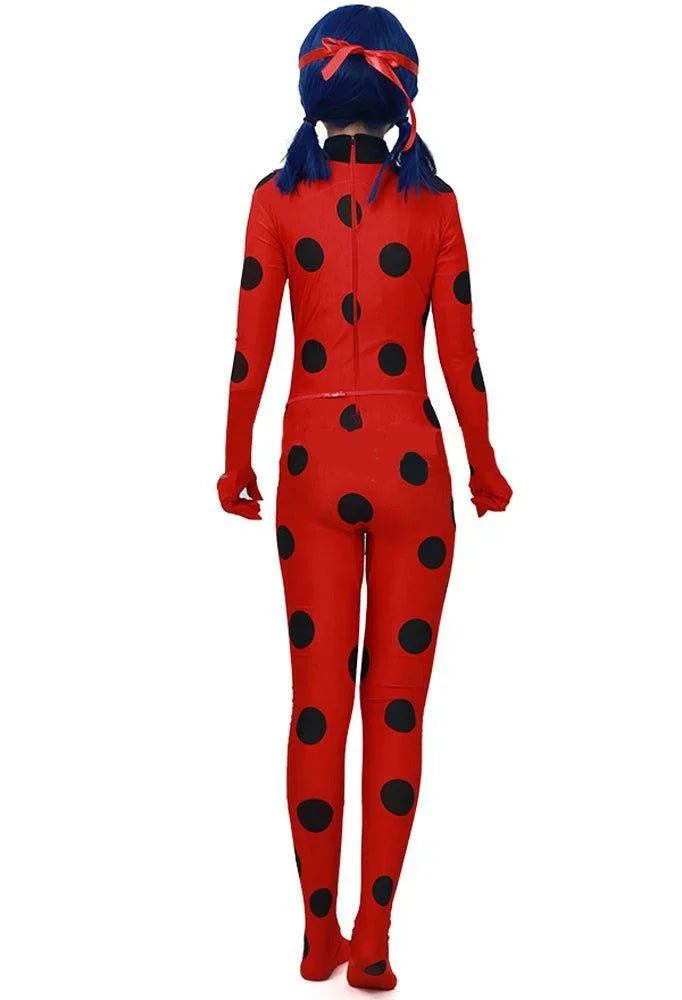 Marinette Dupain Cheng Miraculous Ladybug Cosplay Adult Costume Zentai Kids - Pajamasbuy