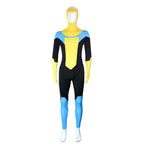 Mark Grayson Invincible Costume Bodysuit Zentai Hero Cloak Cosplay - Azufun