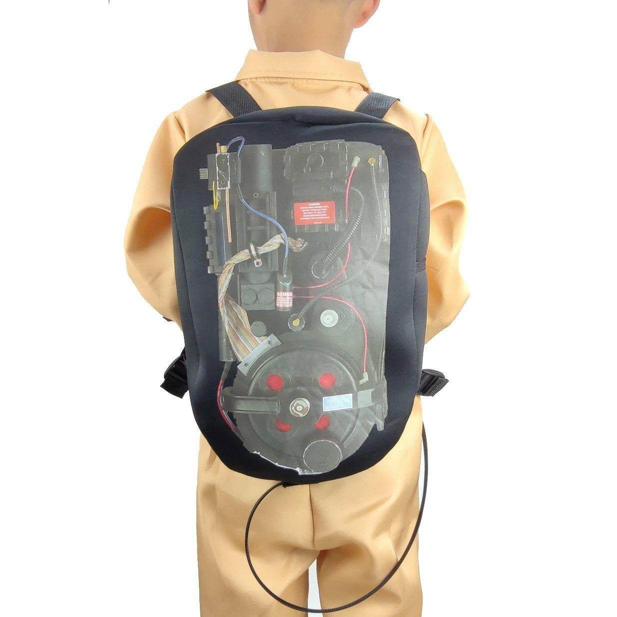 Movie Ghostbusters Costume Halloween Jumpsuit Carnival Suit Cosplay Kids - Azufun