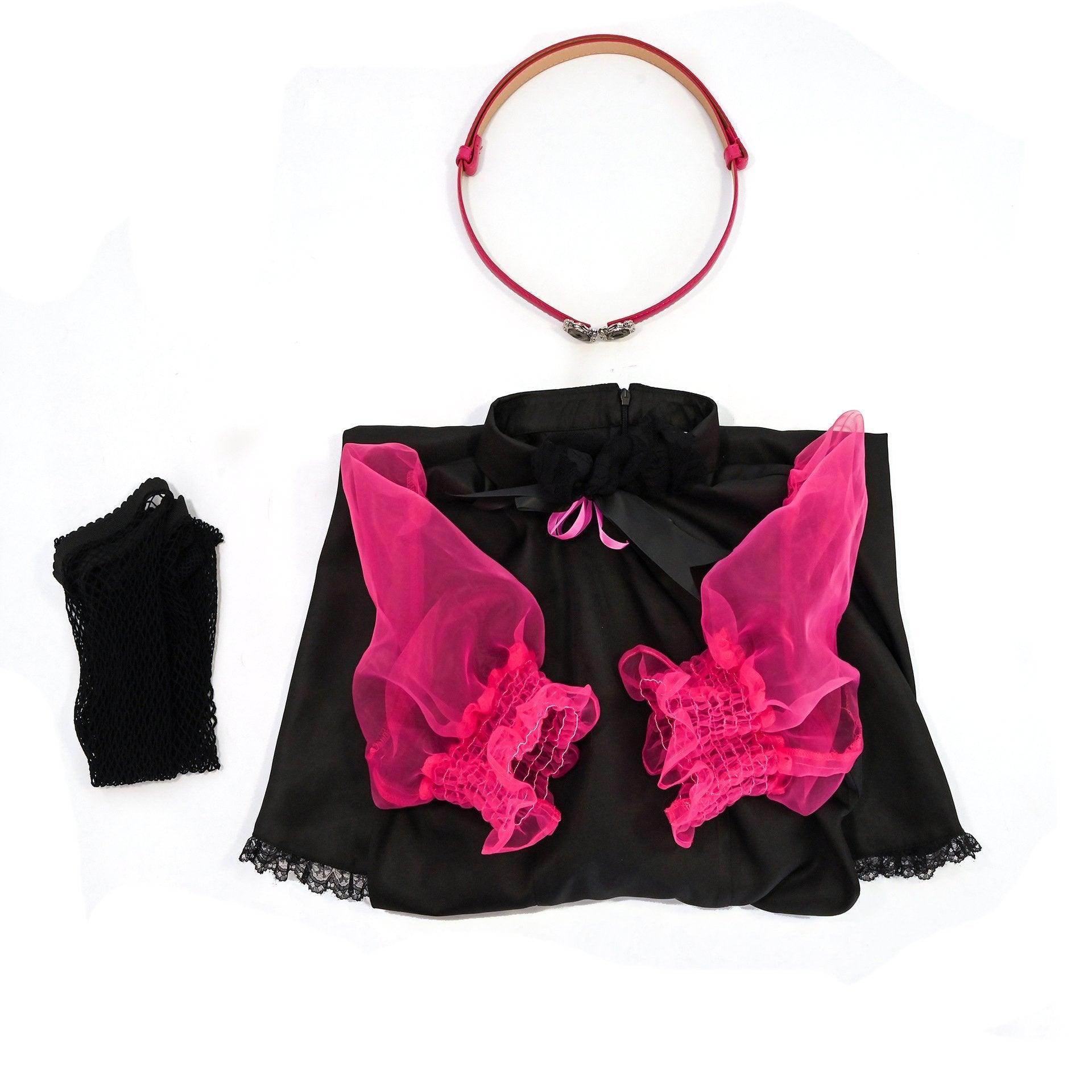 Movie Monster High Draculaura Costume Party Carnival Cosplay Full Set - Azufun