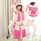 Pink Stitch Winter Robe Couple Sleepwear Kigurumi Pajamas - Pajamasbuy