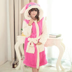 Pink Stitch Winter Robe Couple Sleepwear Kigurumi Pajamas - Pajamasbuy
