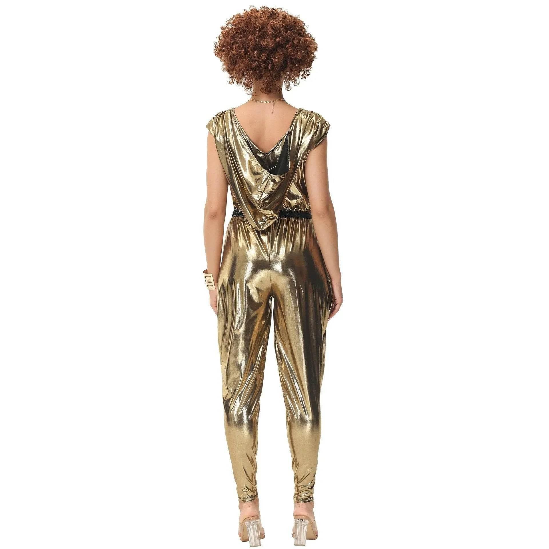retro 80s hipster disco costumes music festival stage Carnival party - Azufun