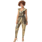 retro 80s hipster disco costumes music festival stage Carnival party - Azufun
