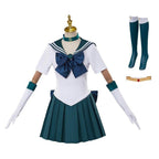 Sailor Moon Sailor Neptune Kaiou Michiru Costume Uniform Cosplay Dress Outfits Halloween Suit - Azufun
