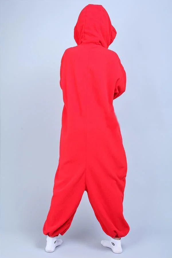 Seame Street ELMO Onesie Hoodie Costume Kigurumi Pajamas - Pajamasbuy