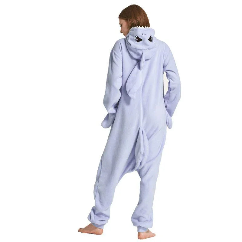 BuyShark Cartoon Kigurumi Animal Onesies Pajamas For Adult Now Cheaper With 3 - 5 Days Ship - PajamasBuy