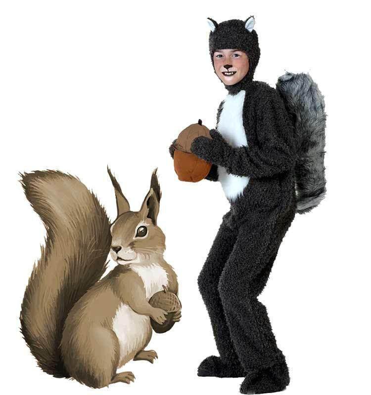 Squirrel Performance Show Cosplay Family Matching Costume - Azufun