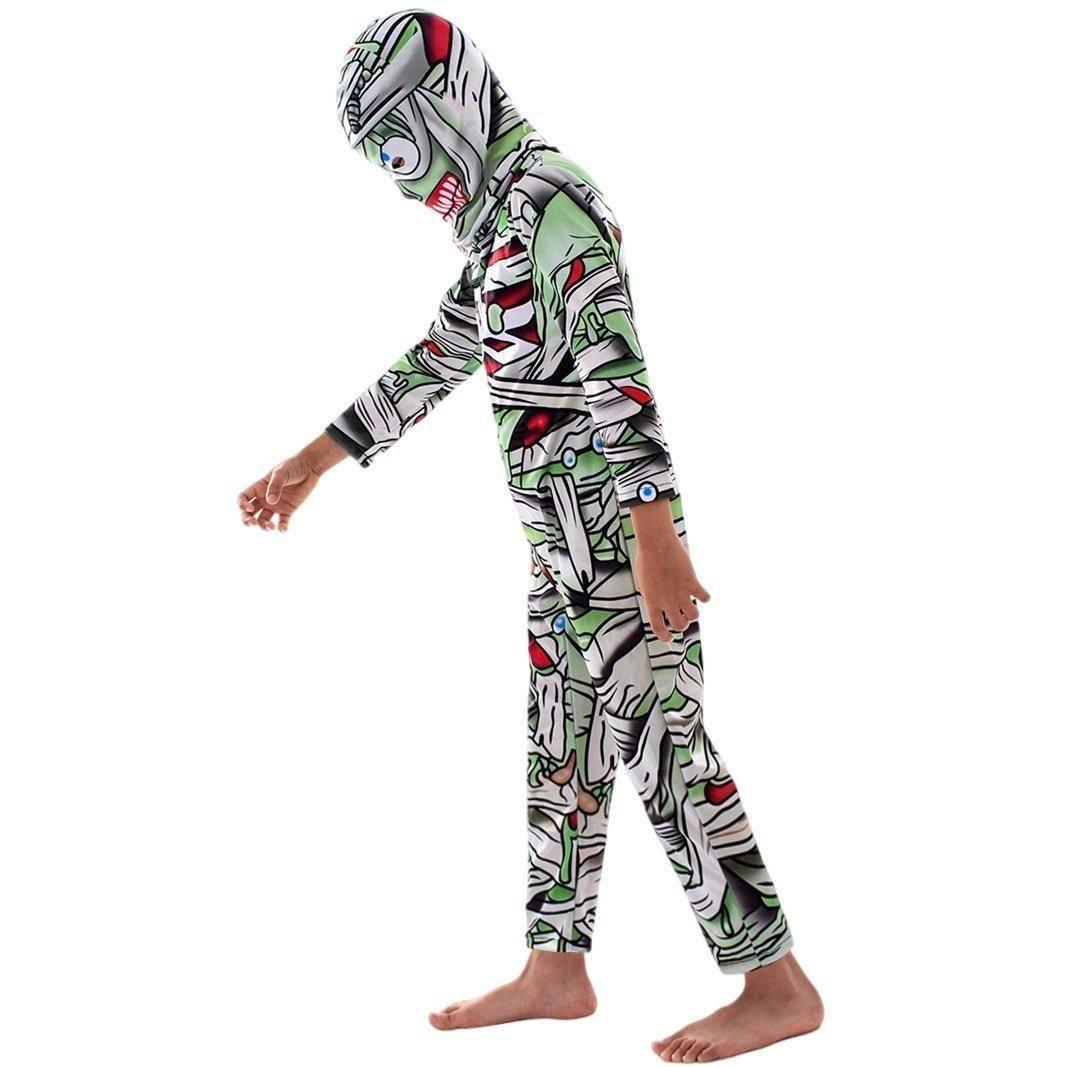 Teens Mysterious Mummy Costume Horror Fancy Dress Adult Egypt Costume - Azufun