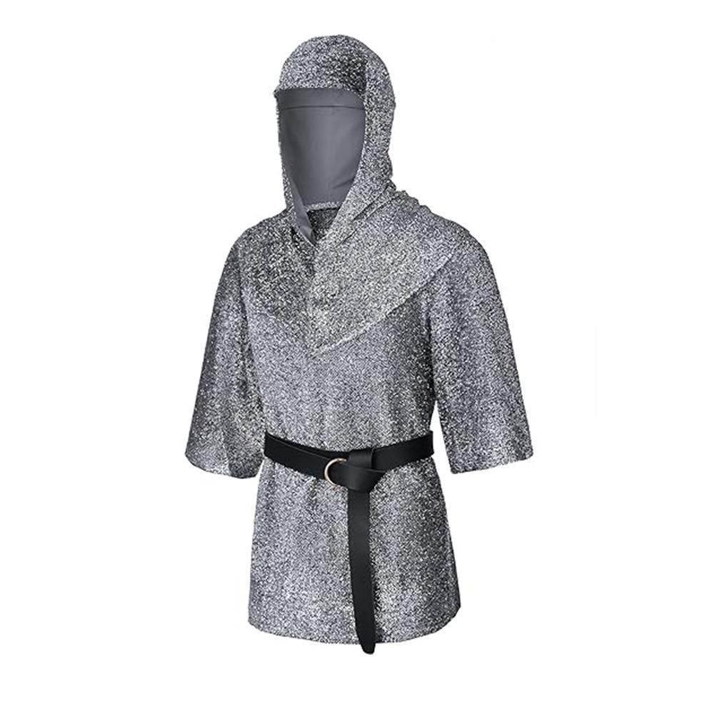 Templar imitation chain shirt Knight cosplay costume halloween - Azufun