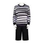 The Addams Family Wednesday Pugsley Costume Halloween Cosplay Carnival Suit Adults - Azufun