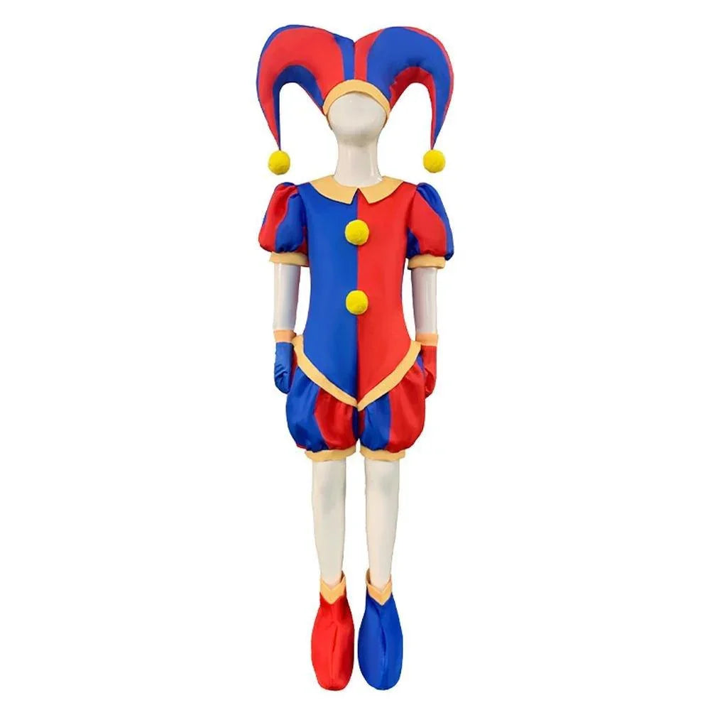 The Amazing Digital Circus TADC Pomni Costume Zentai Bodysuit Cosplay Halloween - Pajamasbuy