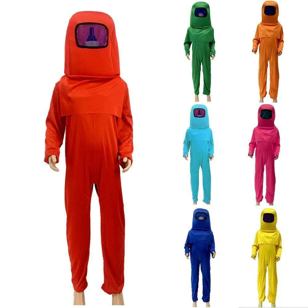 Kids Werewolf Space Jumpsuit Cosplay Costume Halloween - Azufun