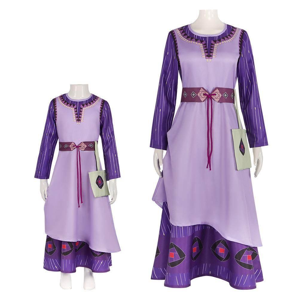Wish Asha Anime Cosplay Costume Outfits Halloween Carnival Suit - Azufun
