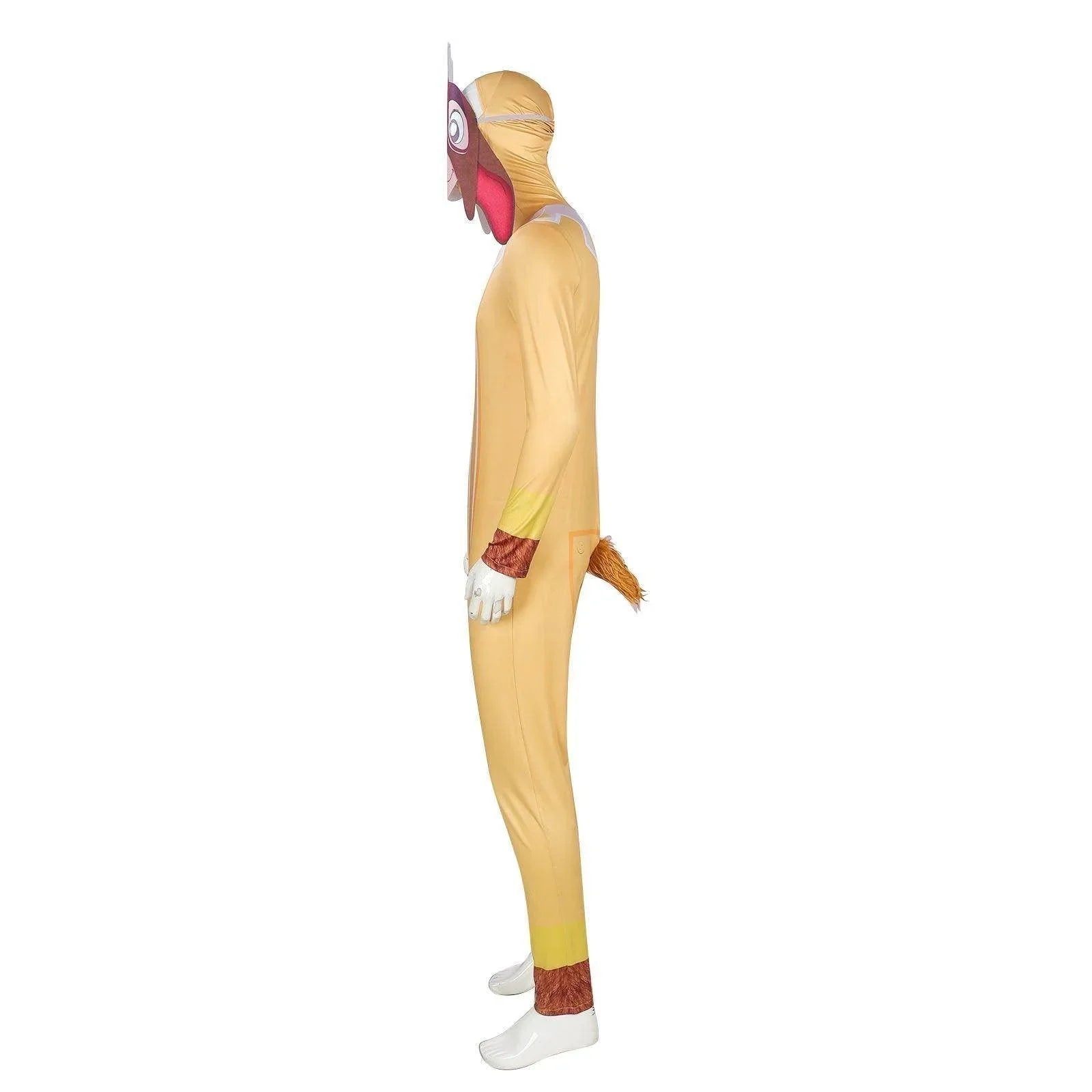 Wish Asha Valentino Cosplay Costume Adult Sheep Jumpsuit with Mask - Azufun