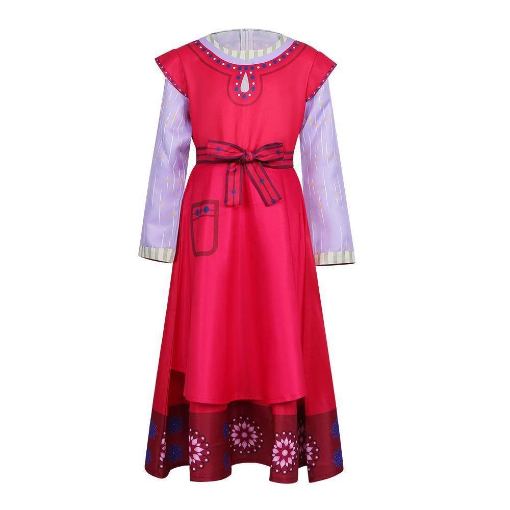 Wish Dahlia Movie Kids Cosplay Costume Outfits Carnival Suit - Azufun