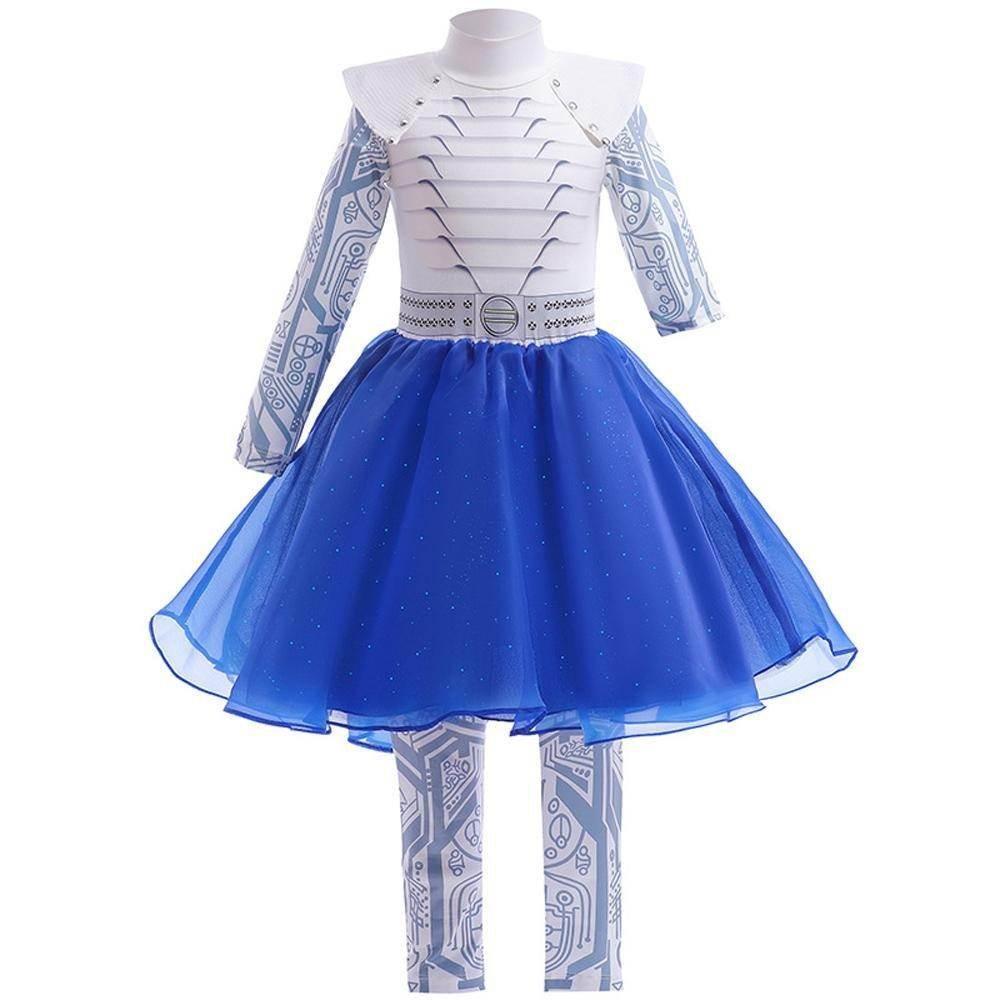 Zombie girls team uniform dress tights two-piece costume - Azufun